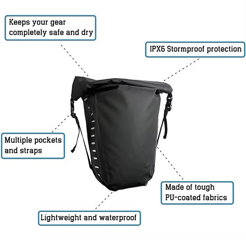 Waterproof Bicycle Pannier Bag